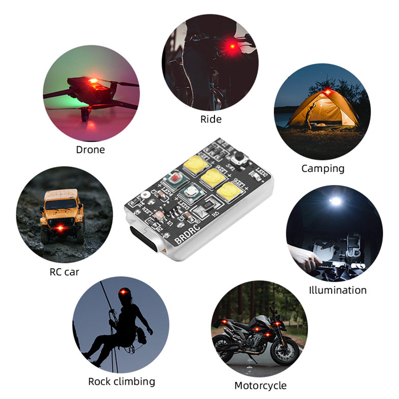 Mini Drone Strobe Light for DJ - đánh giá và giá Drone Beacon Light